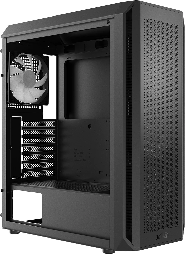 XPG (ADATA) XPG VALOR AIR PLUS MID-TOWER – korpusas, juodas