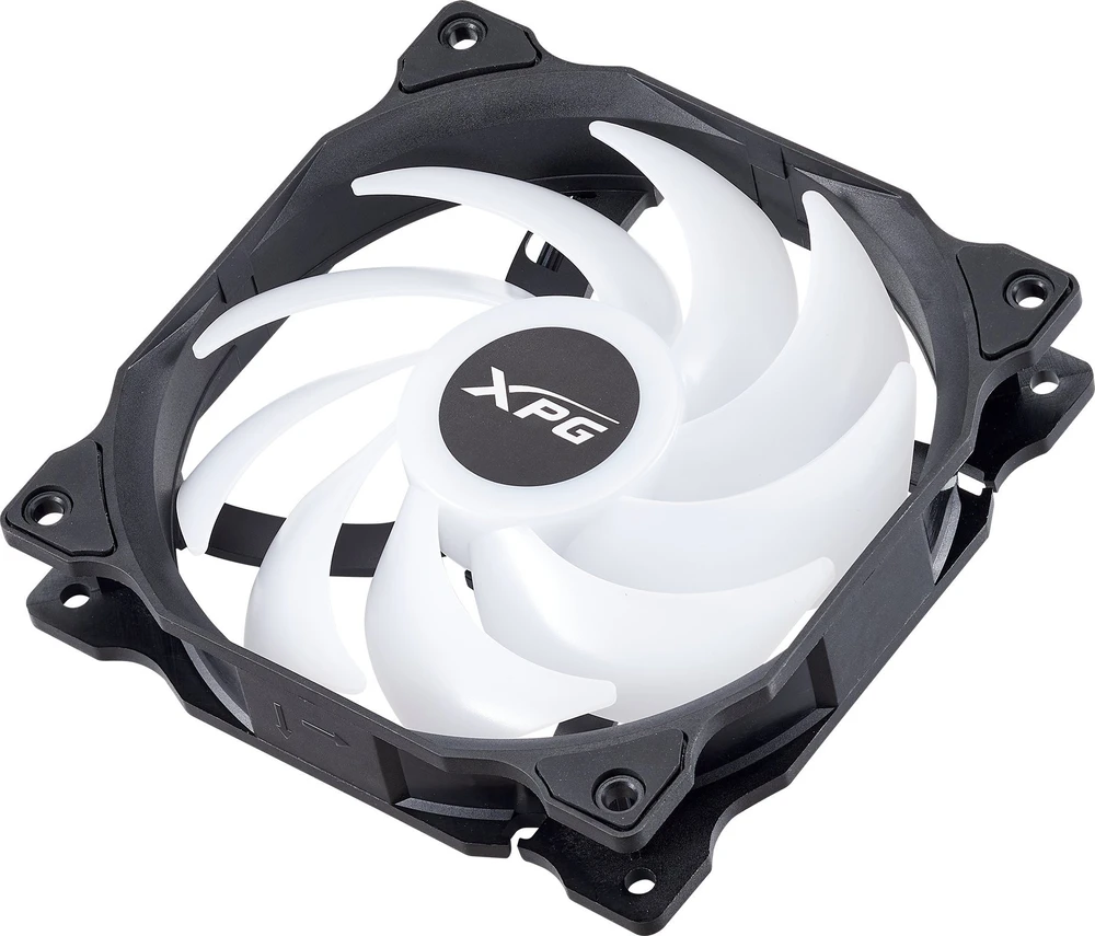 XPG (ADATA) XPG Vento 120 ARGB PWM ventiliatorius, juodas, 3 vnt. pakuotėje (VENTO120ARGBPWM3C-BKCWW)