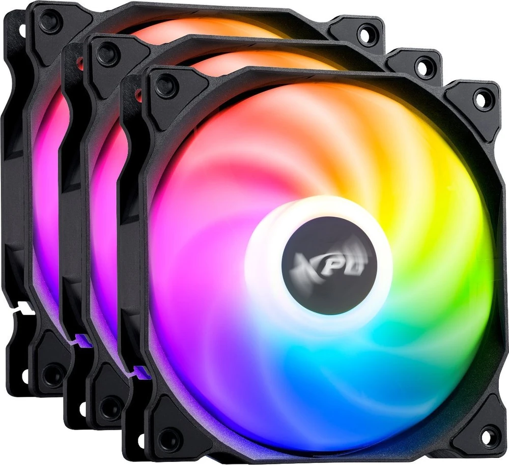 XPG Vento 120 ARGB ventiliatoriai, 3 vnt. komplektas