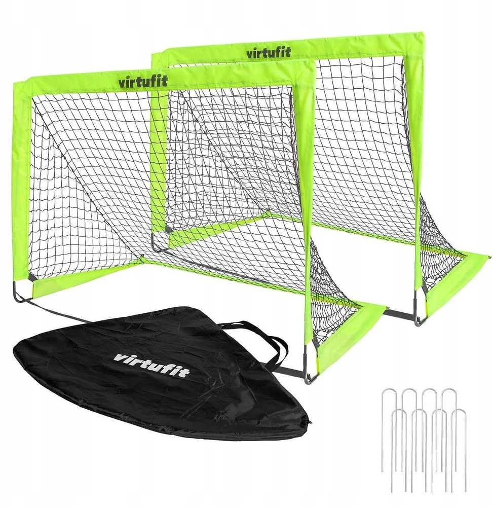 Xqmax VIRTUFIT SULANKSTOMAS FUTBOLO VARTŲ RINKINYS - FUTBOLO VARTAI - 120 X 90 CM