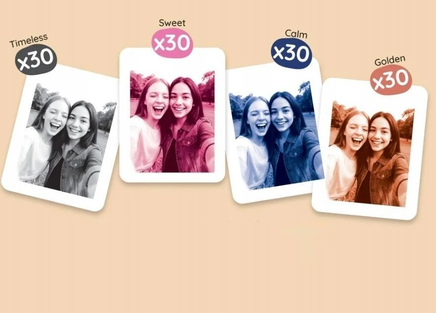 Xrec 120x Popieriniai Įdėklai Įdėklai Nuotraukoms Fotoaparatui Kiimento Modelis P2 4x Spalva / Print Packs 10x12 / 120 Vnt