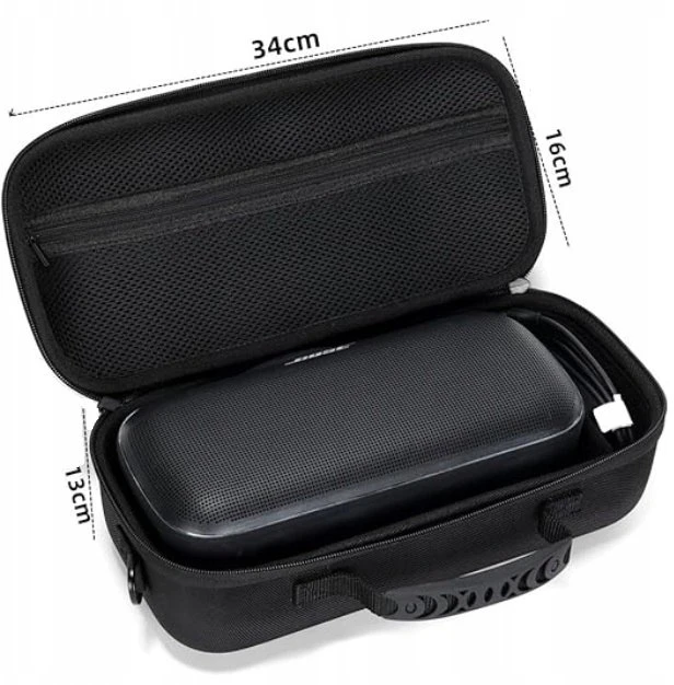Xrec dėklas Grietinėlės dėklas Dėklas Hard Case Lagaminas Garsiakalbiui Bose Soundlink Max / Soundlink Max Case Juoda
