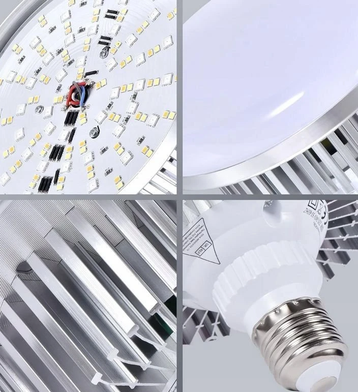 Xrec lempos lemputė LED apšvietimas RGB RA>90 150W 1200W, skirtas E27 sriegiui + NUOTOLINIO VALDYMAS