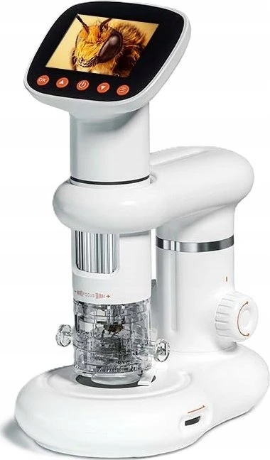 Mikroskopas Xrec Skaitmeninis mikroskopas 2 in 1 1000x / LCD ekranas 2.0'''' Nuotraukos + HD 1080p vaizdo įrašai / Cm3