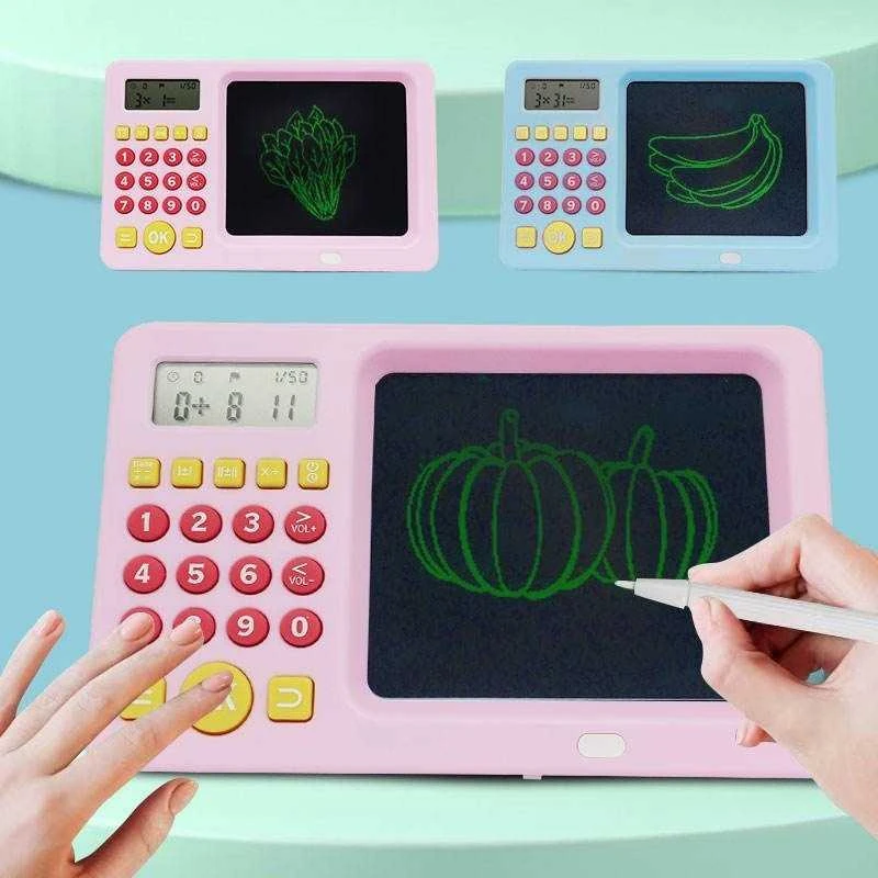 Xrec Piešimo planšetė LCD tabletė 5,2'' Spalvota braižymo lenta + skaičiuotuvas / Rožinė