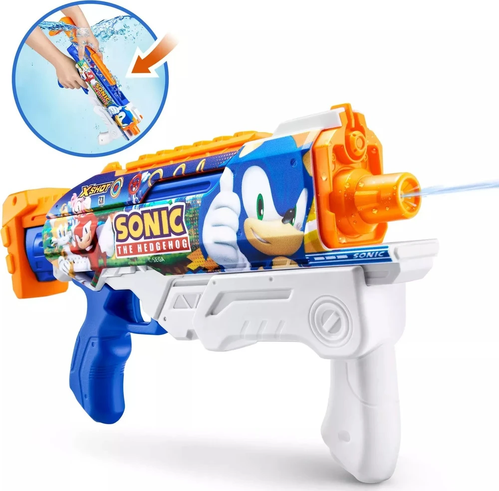 XSHOT vandens šautuvas Fast-Fill Skins Sonic, asort., 118107