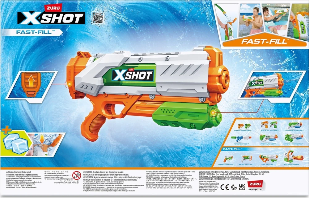 XSHOT vandens šautuvas Fast Fill Soaker, 56138