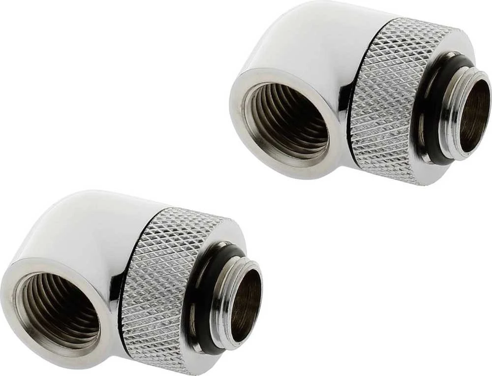 XSPC G1/4 kampiniai adapteriai, chromuoti