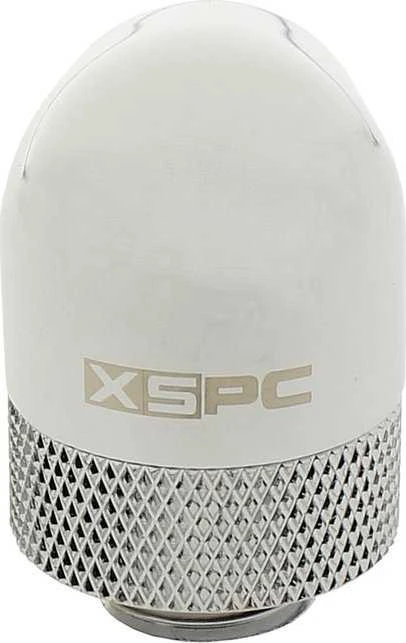 XSPC adapteris 90 laipsnių G1/4 colio kištukas į G1/4 colio kištuką - pasukamas, chromuotas