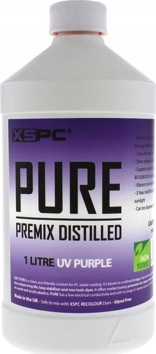 XSPC Pure Coolant, 1 Liter – violetinė, UV
