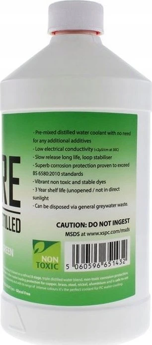 XSPC Pure Coolant, 1 litre – žalias, UV