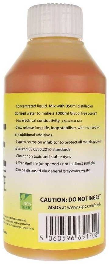XSPC PURE aušinimo skysčio koncentratas, 150 ml – geltonas, UV