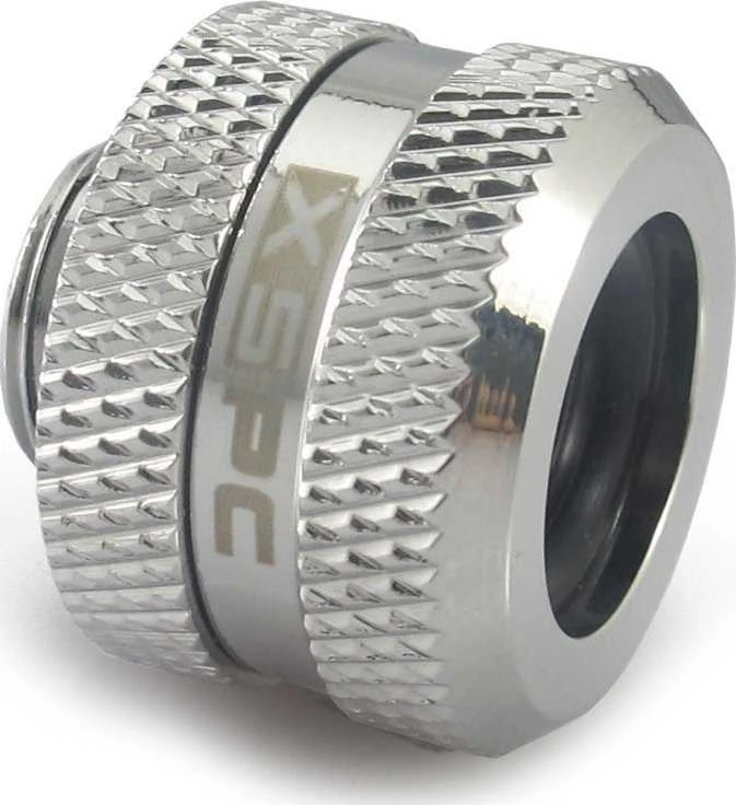 XSPC jungtis G1/4" jungtimi prie 14 mm kieto vamzdžio, chromuota - 8 vnt.