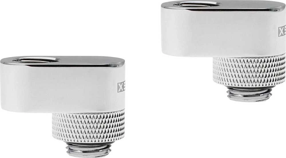 XSPC G1/4 rotacinis 14 mm ofsetinis jungiamasis elementas – chromuotas