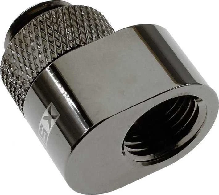 XSPC G1/4 rotacinis 7 mm ofsetinis antgalis – juodas chromas