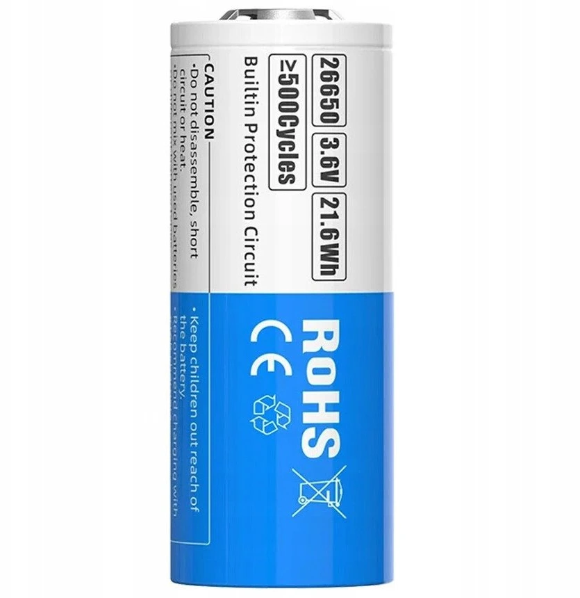 Xtar Baterija 26650 3,6V Li-ion 6000 mAh