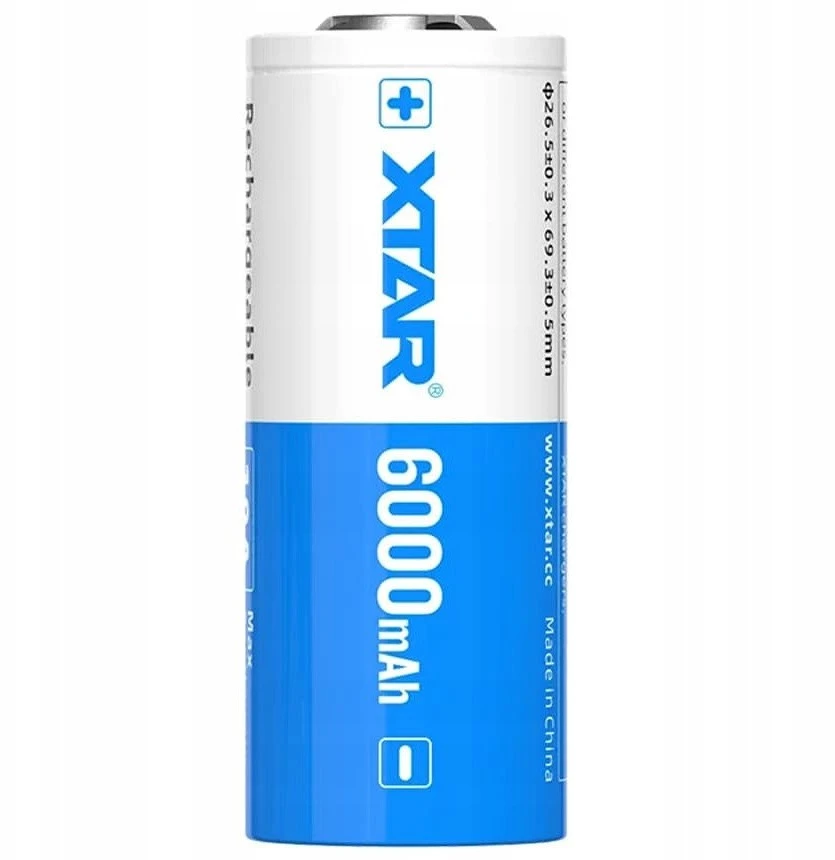 Xtar Baterija 26650 3,6V Li-ion 6000 mAh