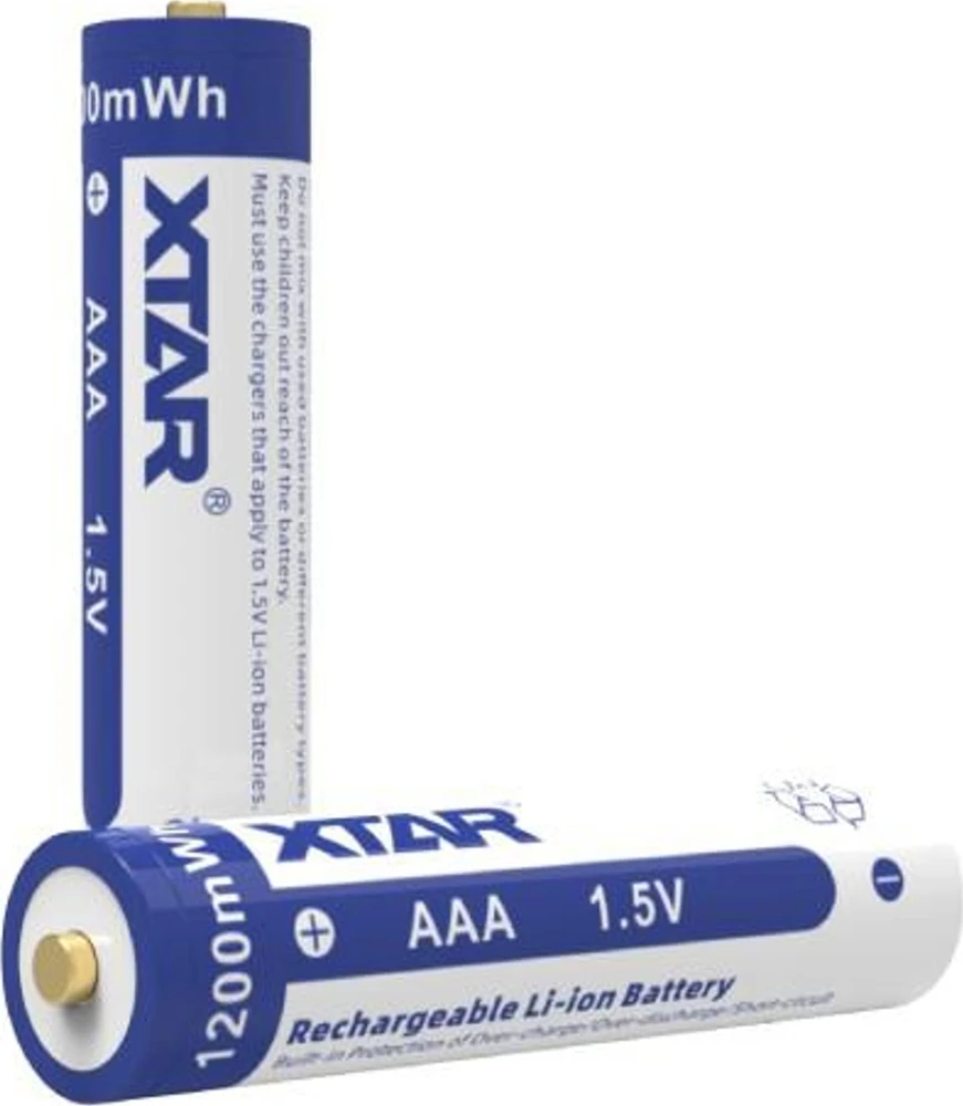 Baterija - Xtar AAA Li-ion 680/750mAh 1200mWh 1.5V 4-vnt.