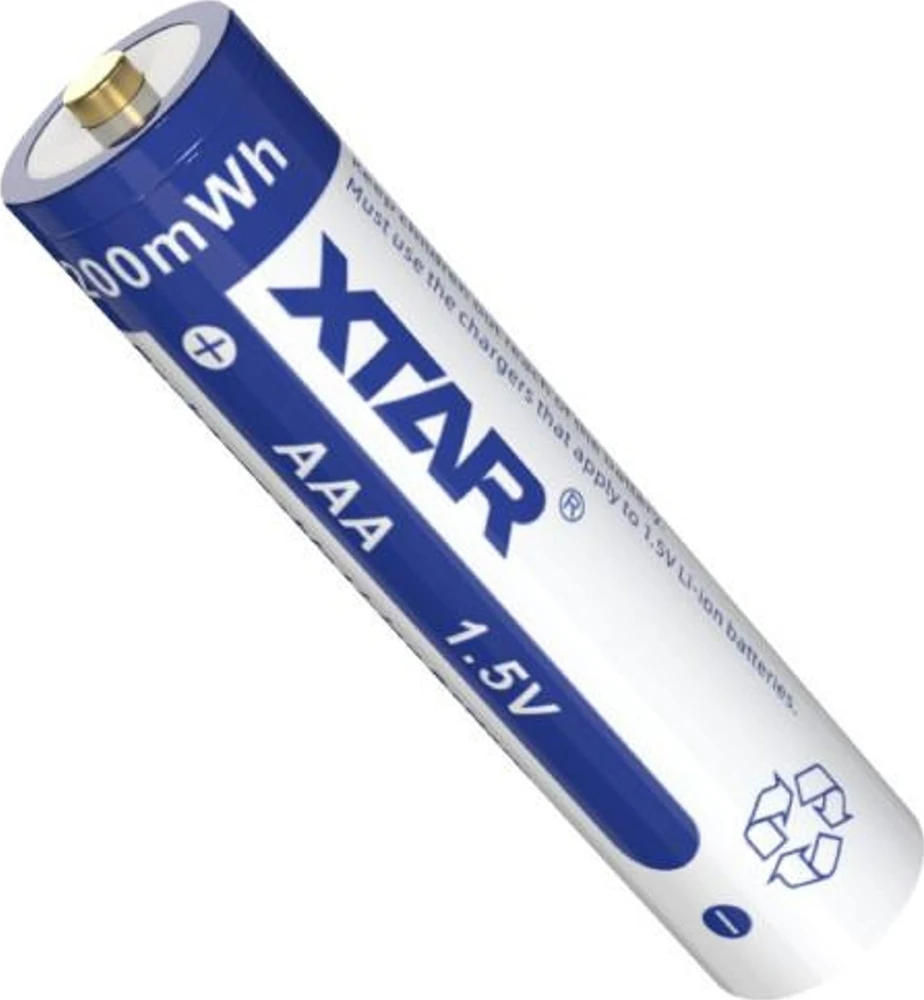 Baterija - Xtar AAA Li-ion 680/750mAh 1200mWh 1.5V 4-vnt.