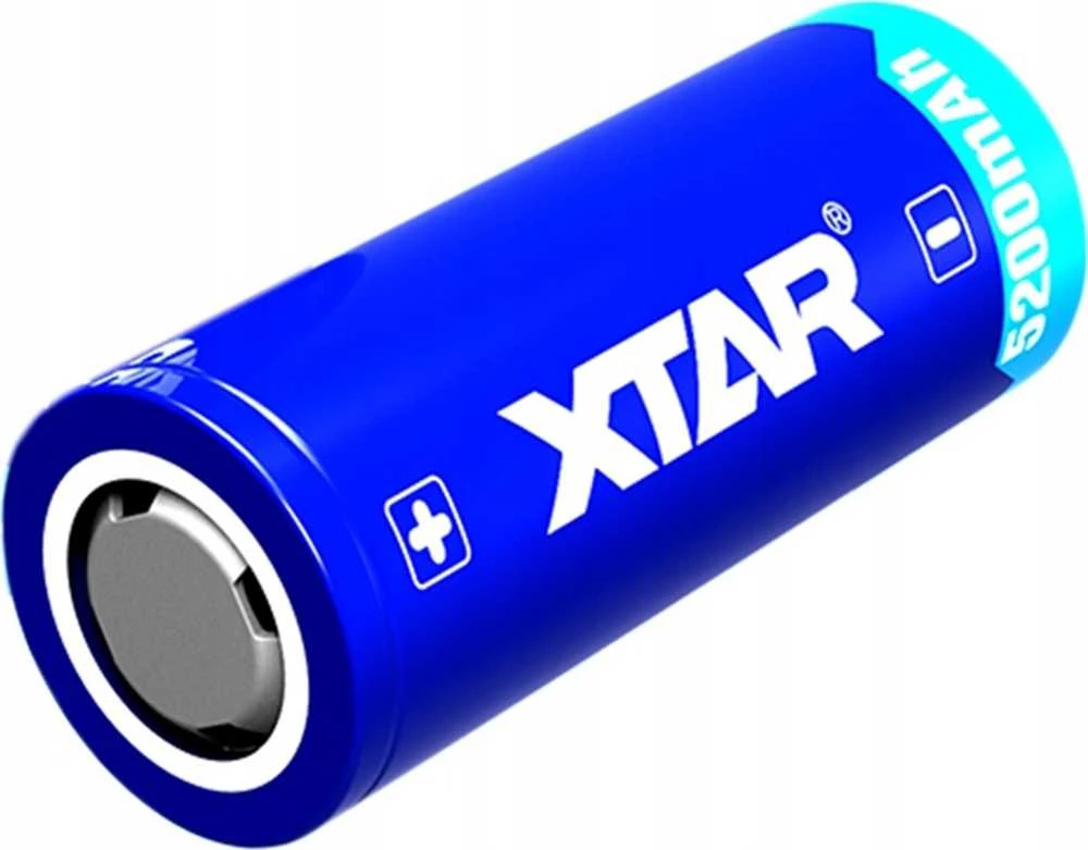Xtar 5200mAh 3,6V 26650 akumuliatorius su PCB