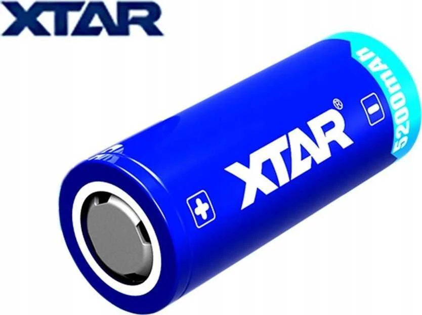 Xtar 5200mAh 3,6V 26650 akumuliatorius su PCB