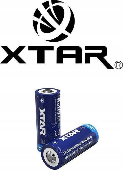 Xtar 5200mAh 3,6V 26650 akumuliatorius su PCB