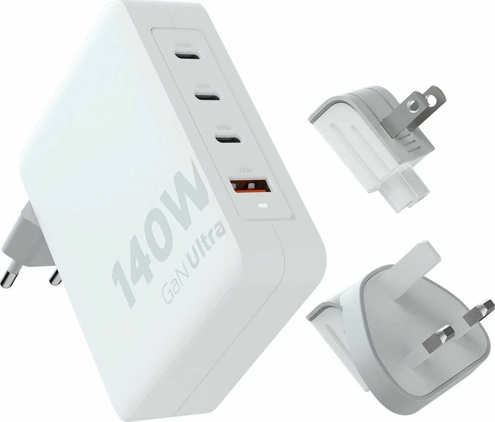 Xtorm XVC2140 universalus mobilusis įkroviklis, baltas, kintamosios srovės, vidinis