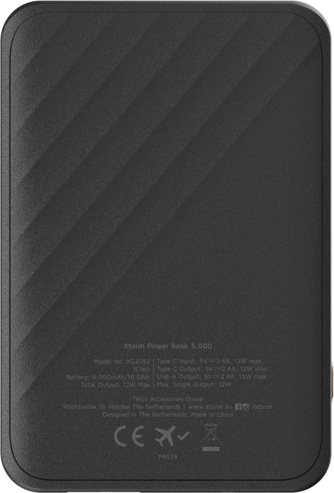 Xtorm nešiojamasis akumuliatorius 12 W 5 000 mAh juodas (XG2051)