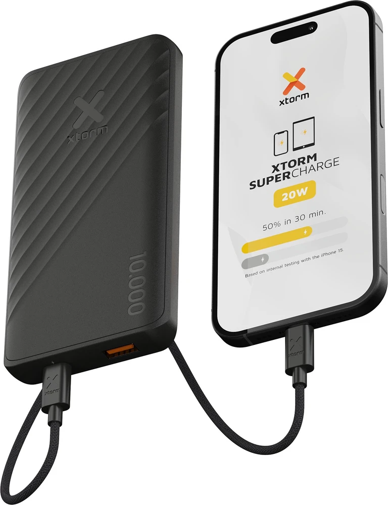 Xtorm Powerbank 20W 10.000mAh juoda (XG2E106)