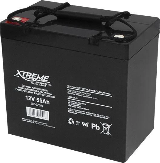 Švino akumuliatorius 12V 55Ah XTREME