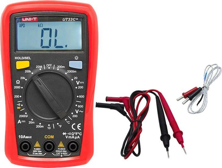 5019# Multimetras UT33C+ UNI-T