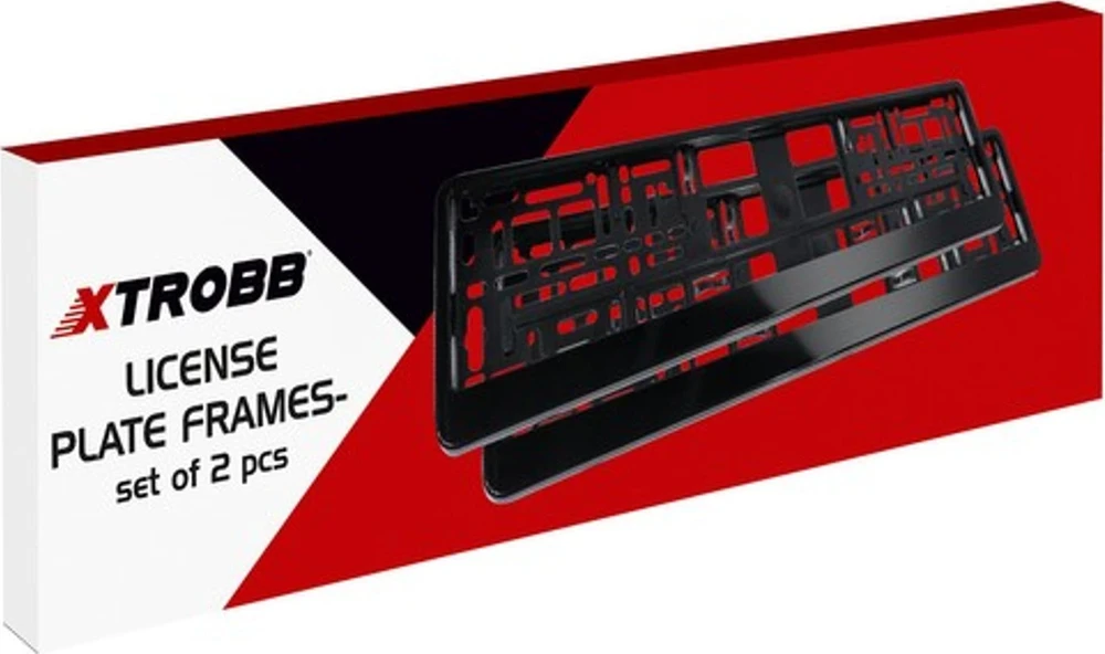License plate frame 2 pcs Xtrobb 22028