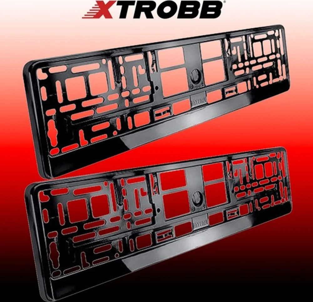 License plate frame 2 pcs Xtrobb 22028