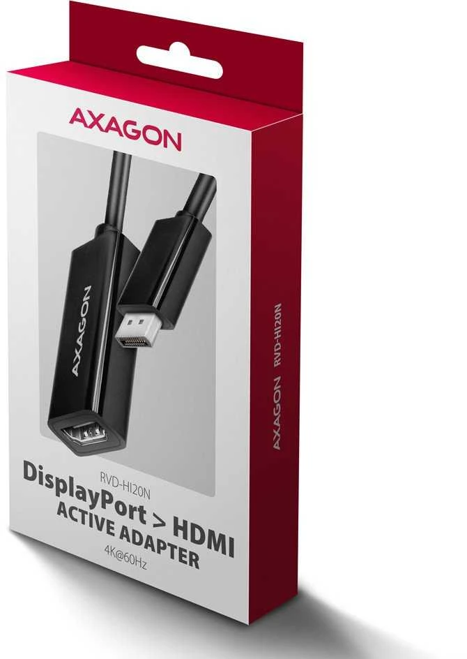 AXAGON RVD-HI20N DisplayPort - HDMI 2.0 adapteris 4K/60Hz