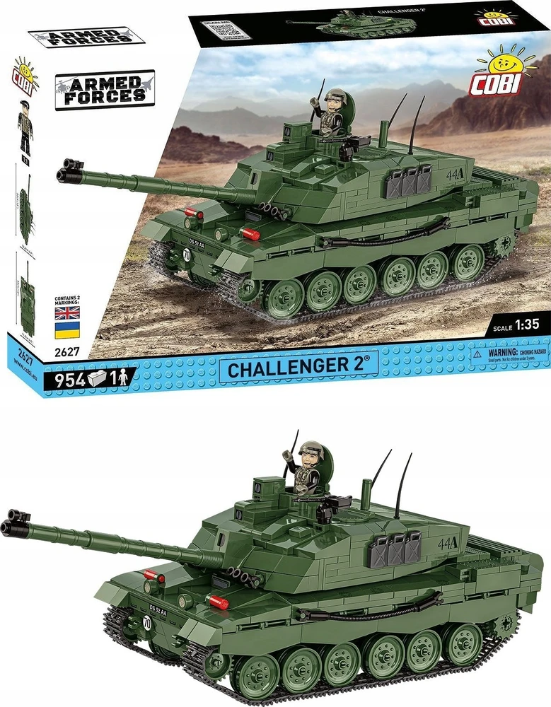 Cobi Klocki „Challenger 2“ 954 blokai