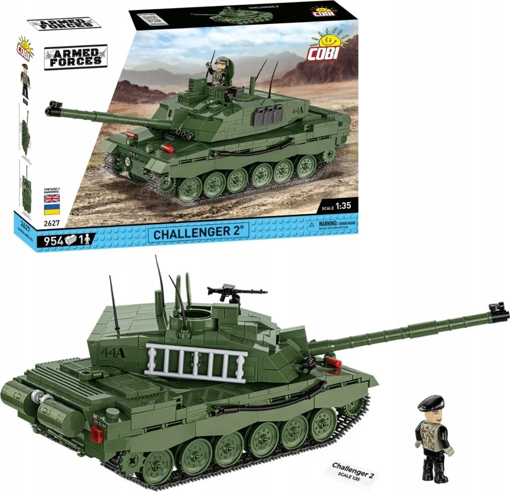 Cobi Klocki „Challenger 2“ 954 blokai