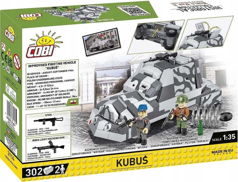 Klocki Kubušo improvizuoti šarvuočiai blokuoja Varšuvos sukilimą