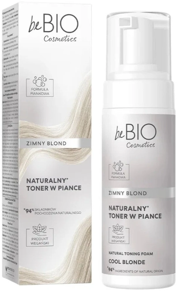 Bebio Ewa Chodakowska XXX_Loreal (L’Oreal Paris) BE BIO_Naturalny Toneris w Piance toner do włosów Zimny Blond 120ml