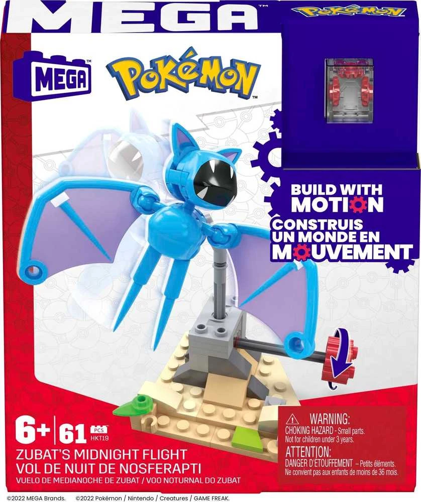 Mega Bloks Plastikiniai blokai mega pokemon blokai zubata naktinis skrydis