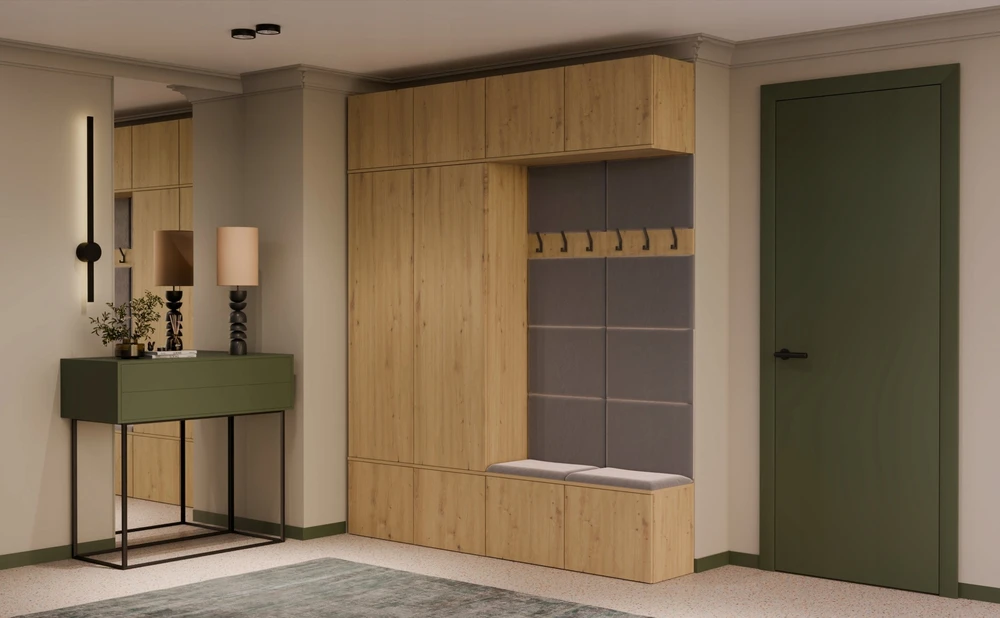 Top E Shop HAGA IV 2SZ2W Wardrobe – Artisan Oak