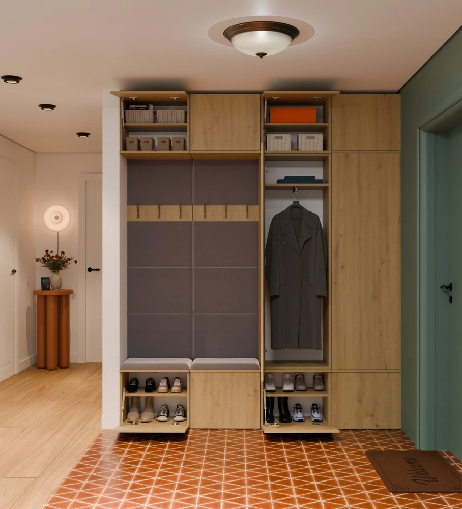 Top E Shop HAGA IV 2SZ2W Wardrobe – Artisan Oak
