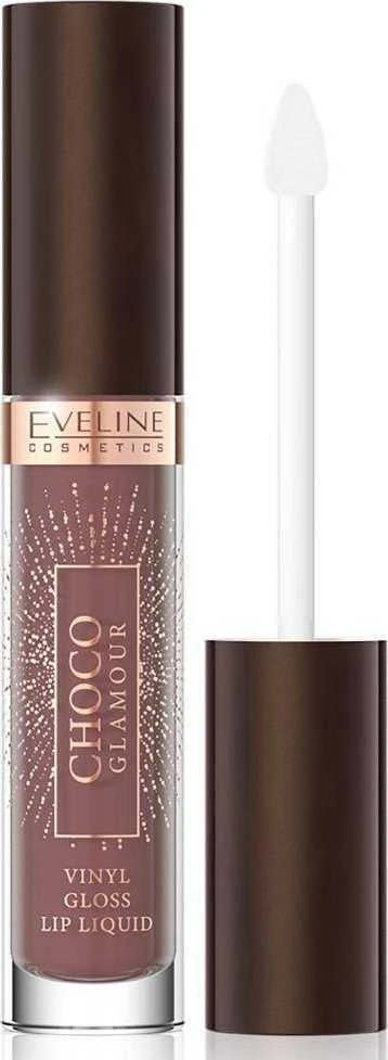 Eveline Cosmetics Choco Glamour Lūpų blizgis 02 Deep Cherry Chocolate 4.5 ml