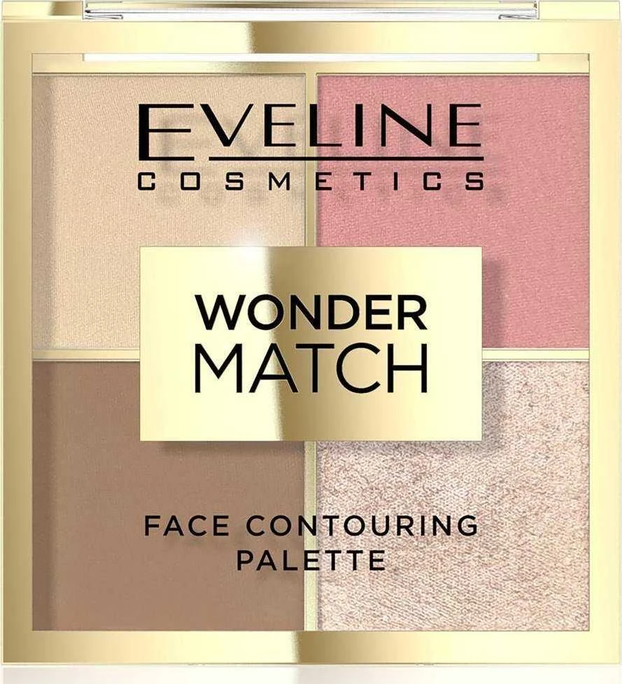 Eveline Cosmetics Wonder Match veido kontūravimo paletė 02, 10 g