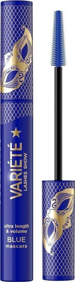 Eveline Cosmetics Variete Lashes Show Mėlyna blakstienų tušas, 9 ml
