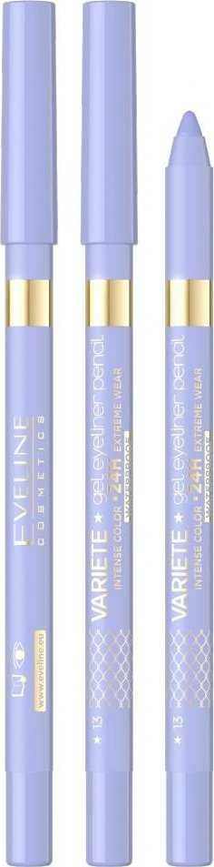 Eveline Cosmetics Variete Gel Akių apvadas Pieštukas 13 Mėlyna Sky