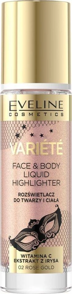 Eveline Cosmetics Variete skystas Highlighter 02 Rose Gold, 30 ml