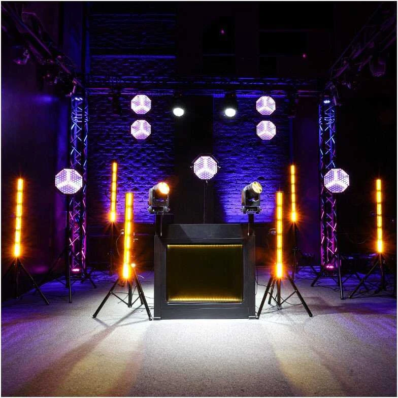 DNA DJ BOOTH WH DJ stalas su apšvietimu