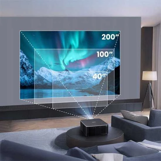 Yaber K3 LCD FullHD 1080p Multimedia Projektorius su JBL kolonėlėmis – juodos spalvos