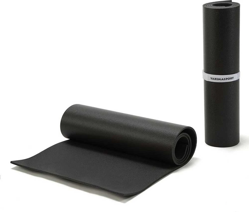 YakimaSport treniruočių kilimėlis 100045 140 cm x 50 cm x 0,6 cm juodas