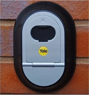 Yale Y500/187/1 Raktų dėžutė atidaryta su kombinuota spyna